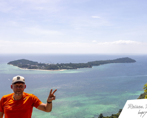 Die nachbarinsel Koh Adang bietet einen tollen Ausblick auf Koh Lipe.