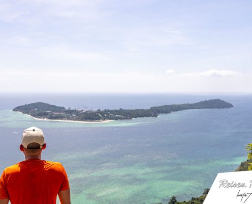 Die nachbarinsel Koh Adang bietet einen tollen Ausblick auf Koh Lipe.