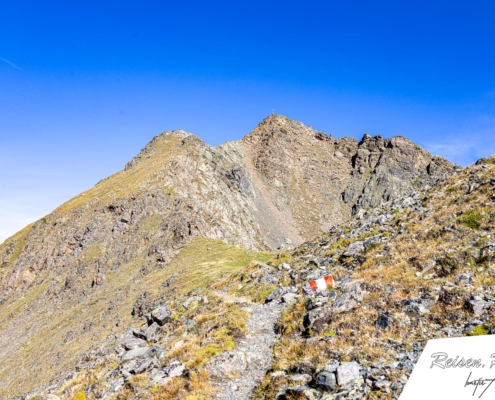 Aufstieg vom Lehnerjoch auf den Schafhimmel auf 2820 Meter